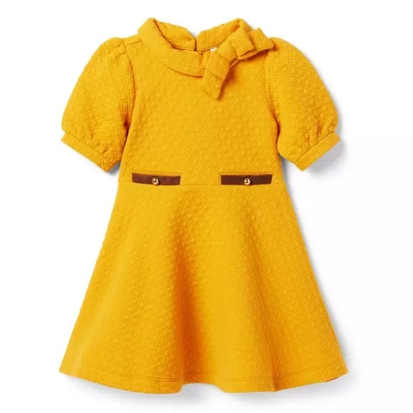 Janie and Jack Other - Janie and Jack The West Side Quilted Dress Sunflower Yellow 8